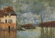 Alfred Sisley Flood at Port-Marly painting